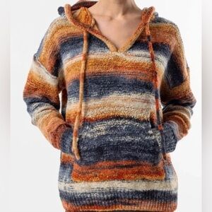 Angie Multicolor Striped Sweater